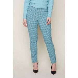 Renuar NWT Women's Pull On Tummy Control Ankle Pant Color Peacock Size 0